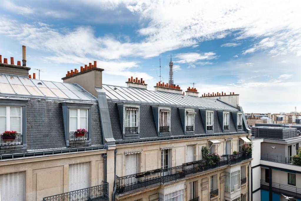 Appartement Vue Tour Eiffel Paris Ngoại thất bức ảnh
